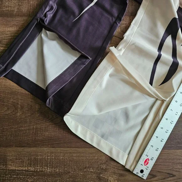 House of Sunny Total Tribal High Waist Light Flare Stretch Pant US 4 Chocolate - Picture 8 of 14